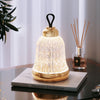 Elegant Christmas Bell Shaped Lamp with Golden Base