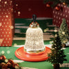 Elegant Christmas Bell Shaped Lamp with Golden Base