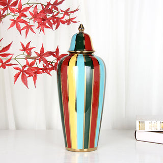 Multi Color Ginger Jar - Free Shipping in US!