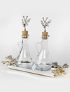 Oil and Vinegar Bottles with Tray