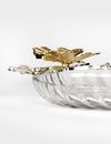 Glass Tray with Butterfly Motif