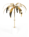 Golden Palm Tree with White Marble Base - Free Shipping in US!