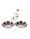 Silver Bowls with Olive Branches