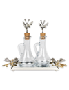 Oil and Vinegar Bottles with Tray