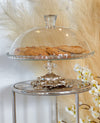 Fancy Pastry Service Plate with Dome - Free Shipping in US!