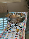 Fancy Silver Bowl with Golden Butterfly Motives - Free Shipping in US!