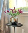 Bundle Offer! Tulip Bouquet with Silver Plated Vase