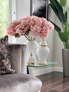 Lovely Pink Hydrangea Flowers - Pack of 6 Stems